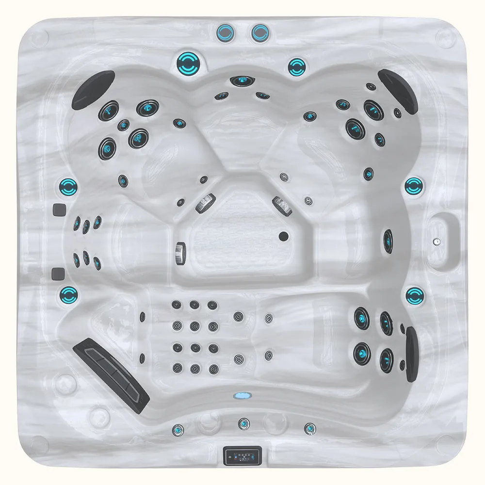 Thermēa M615 spa — seats 6 people with lounger